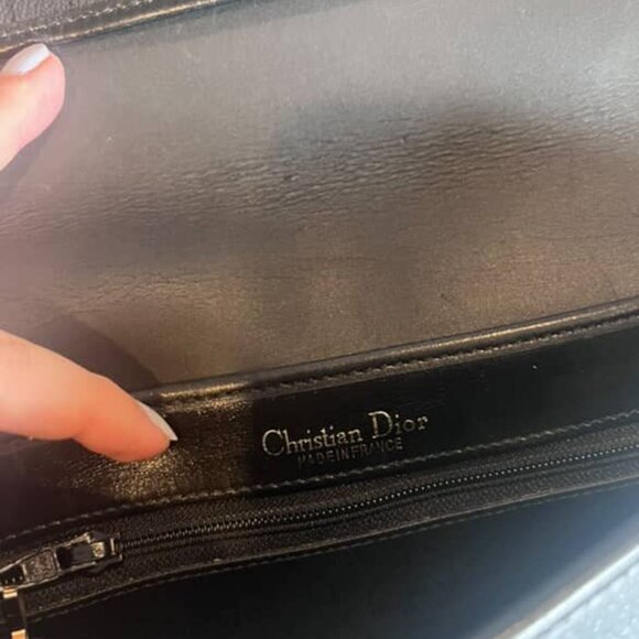 Vintage Dior Leather Crossbody Purse - Picture 6 of 7